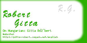 robert gitta business card